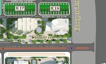 Vị trí căn nhà vườn Đông Tăng Long An Lộc