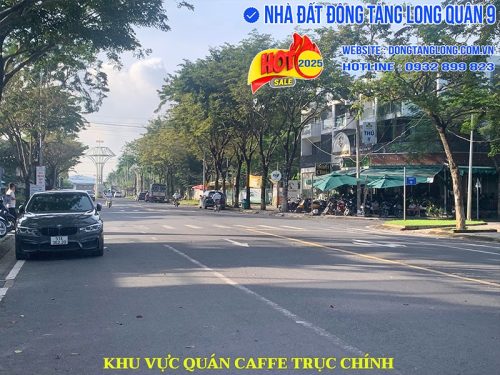 Khu vực Caffe đường trục chính