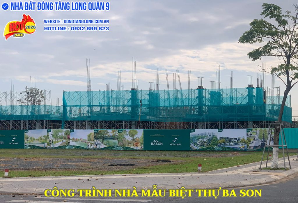 Công trình nhà mẫu khu biệt thự Ba Son