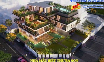 Mẫu biệt thự đơn lập Ba Son