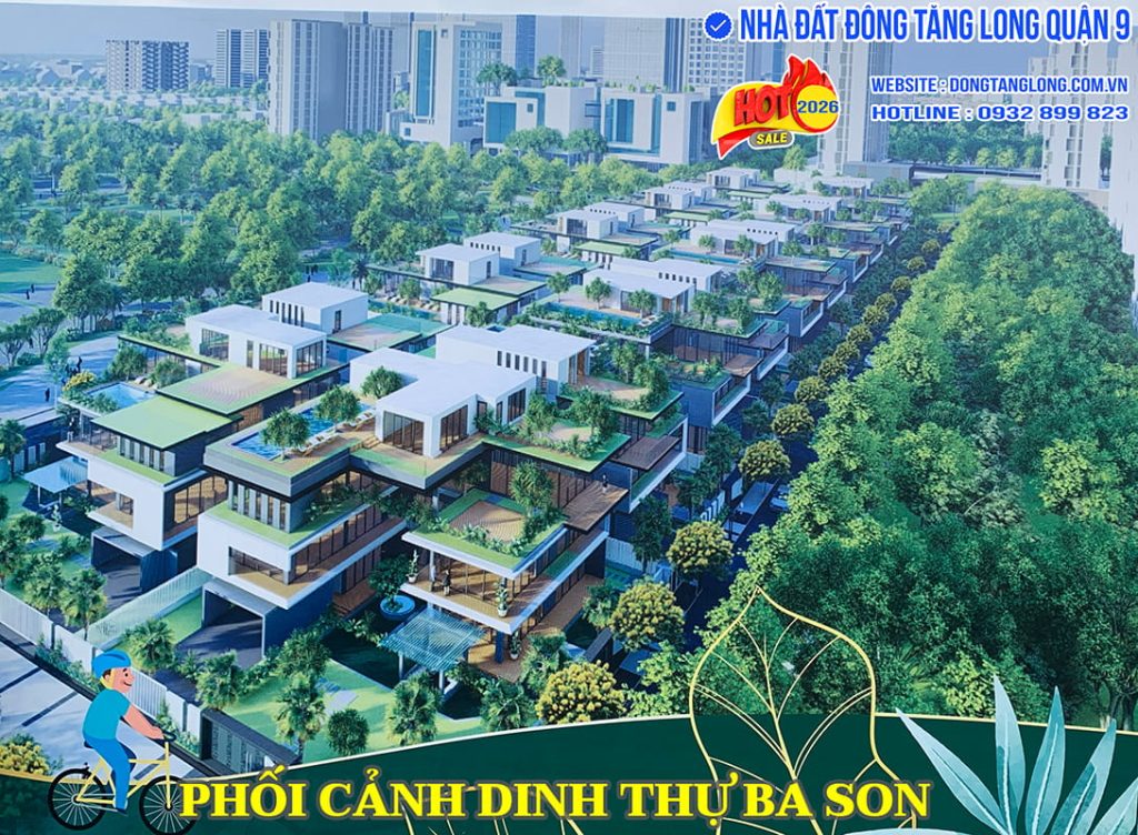 Phối cảnh dinh thự Ba Son Đông Tăng Long