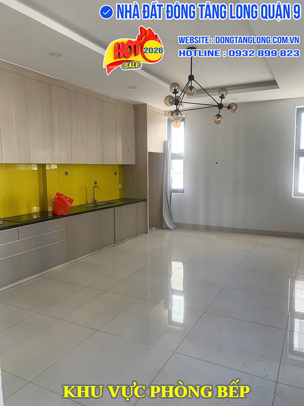 Khu vực bếp nhà vườn Đông Tăng Long