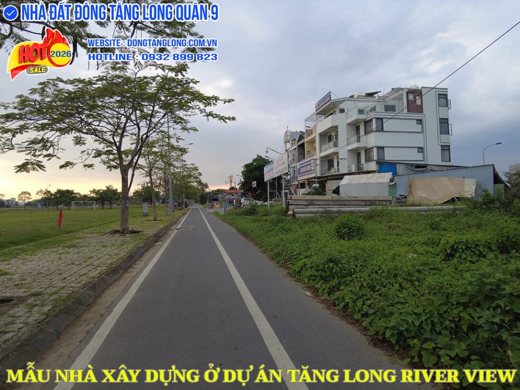 Mẫu nhà xây dựng ở dự án Tăng Long River View