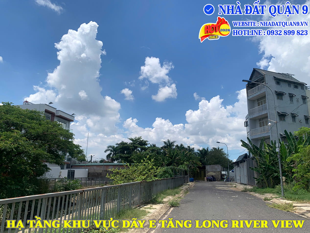 ha-tang-day-e-khu-tang-long-river-view Hạ tầng dãy E đất nền sổ đỏ khu dân cư Tăng Long River View