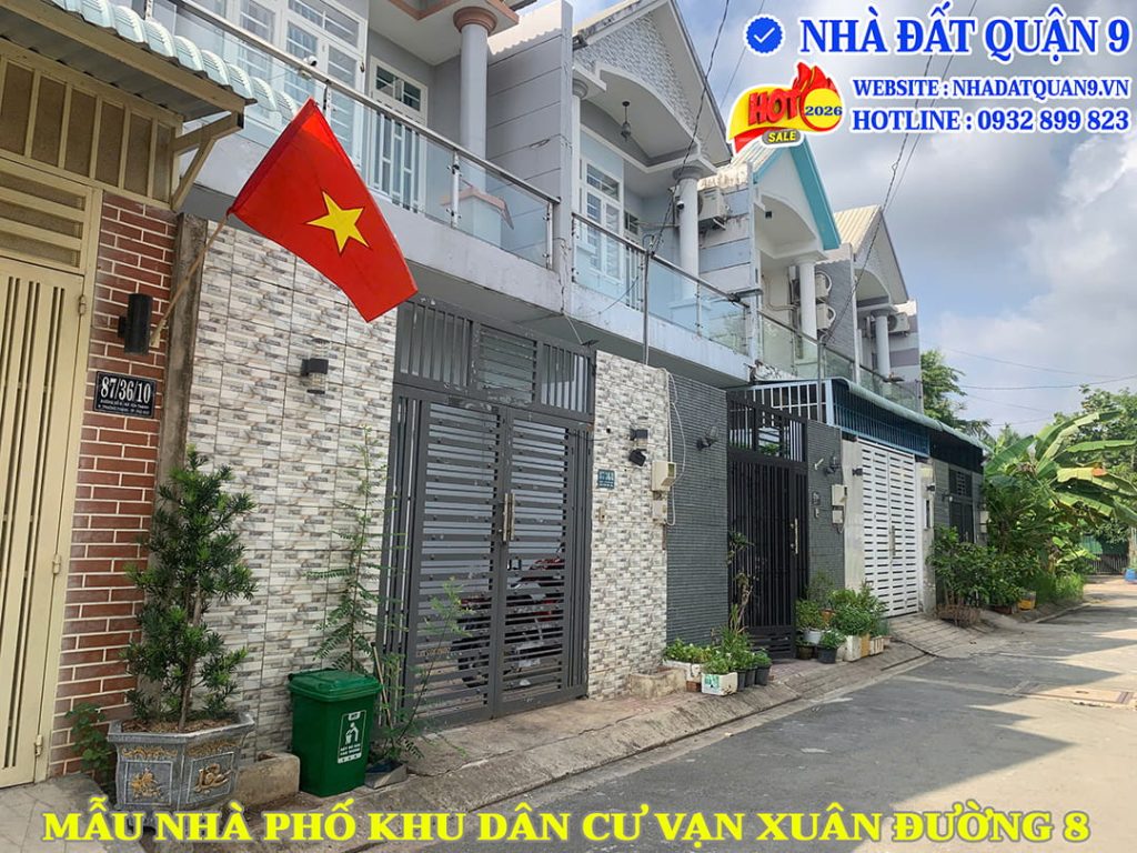Mẫu nhà phố khu dân cư Vạn Xuân Đường 8
