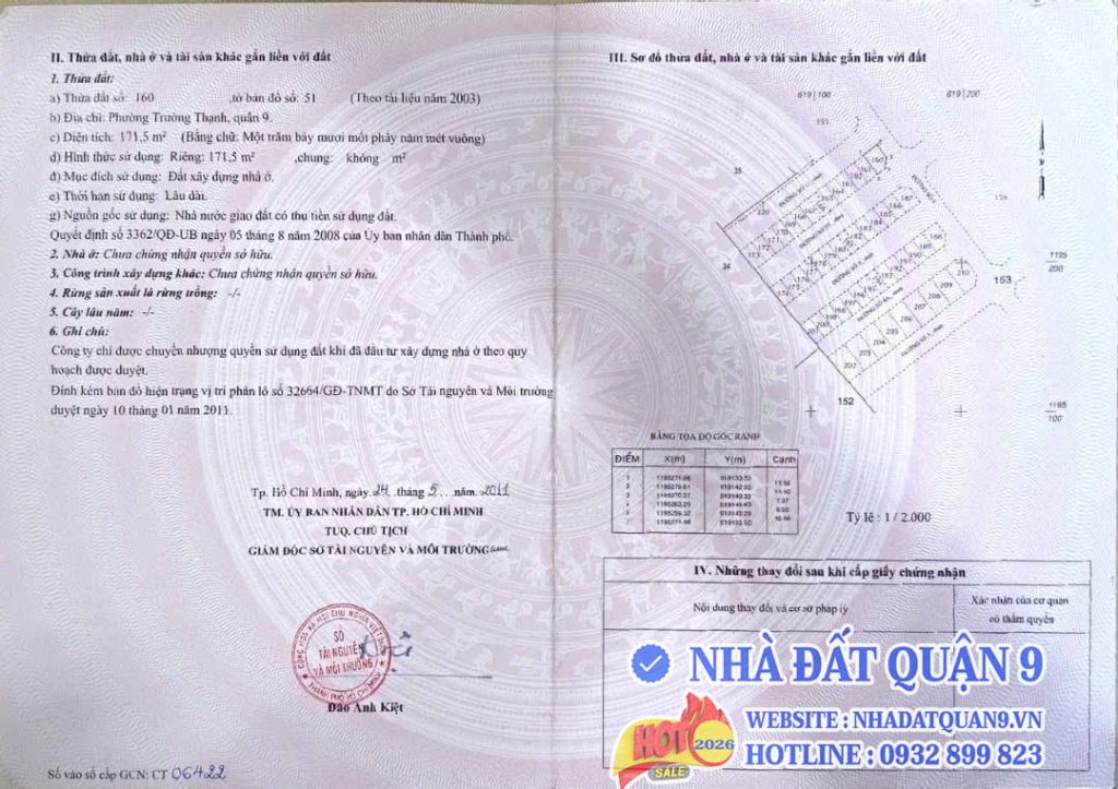 Pháp lý sổ đỏ đất nền BCR Tam Đa