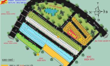 Vị trí đất nền sổ đỏ khu dân cư Vạn Xuân