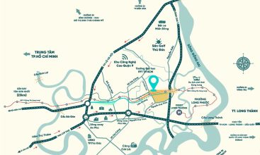 Vị trí dự án Đông Tăng Long Quận 9