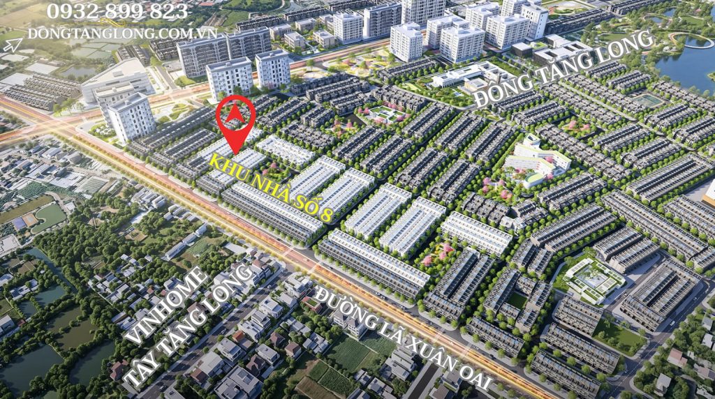 Vị trí khu nhà ở thấp tầng số 8 của HUD