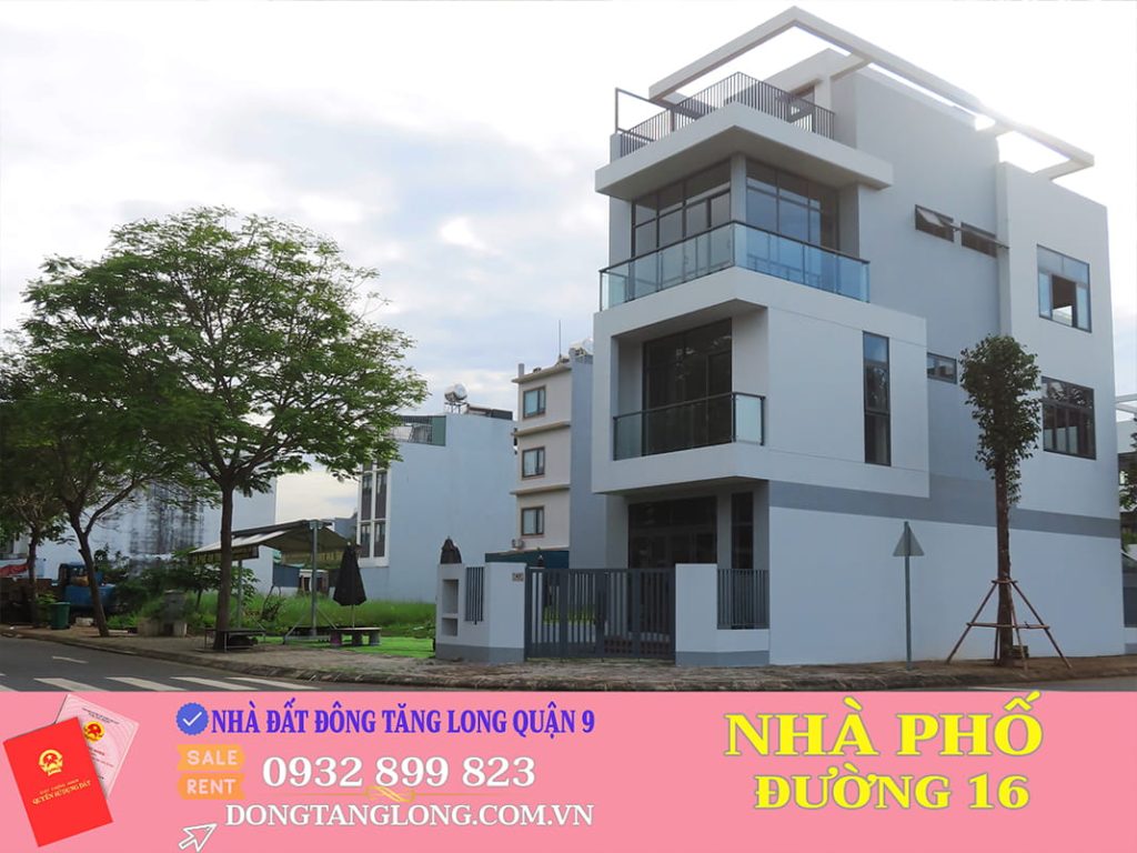 Nhà phố đường 16 Đông Tăng Long