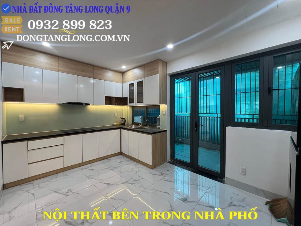 Nội thất bên trong nhà phố Ba Son Đông Tăng Long